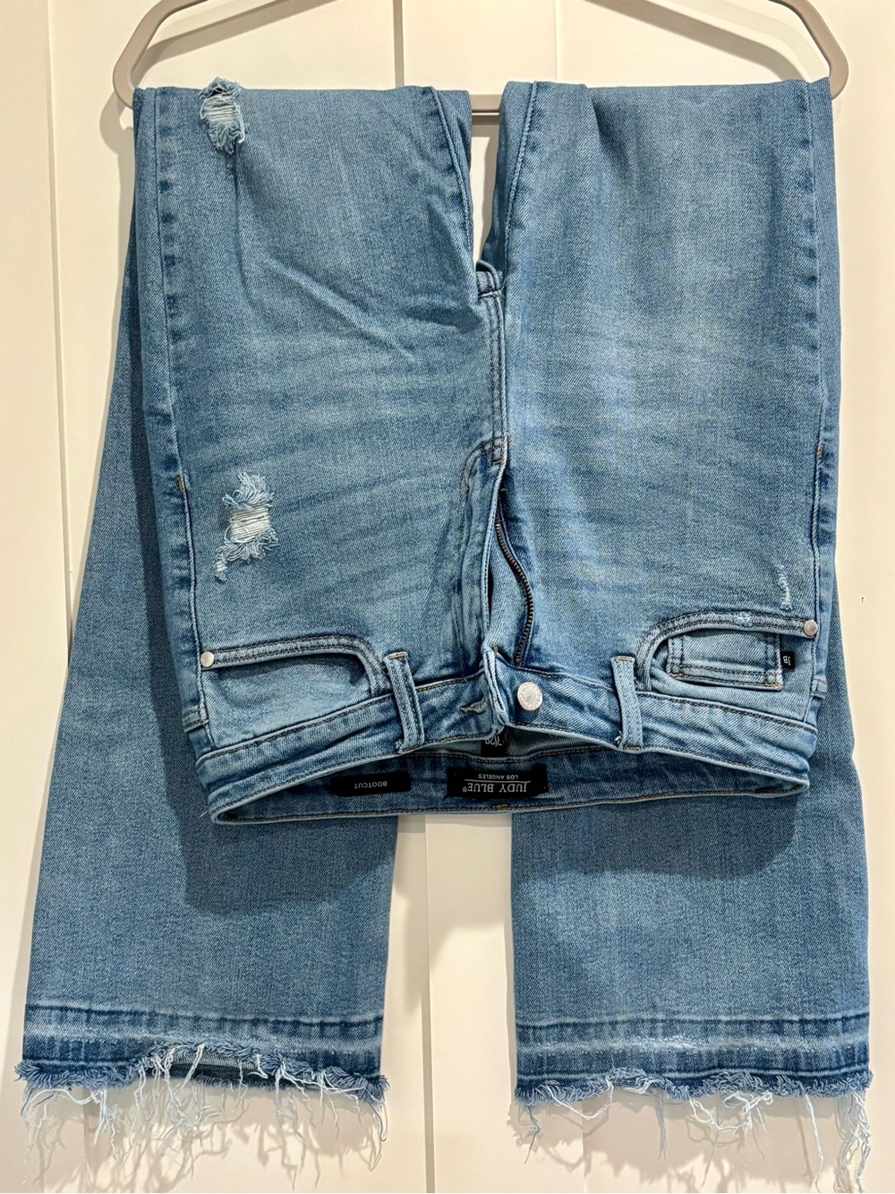 Judy Blue Light Blue Distressed Women’s Jeans